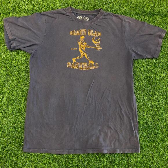 Women’s Blue ‘Grand Slam Baseball’ Graphic Tee - Picture 1 of 4